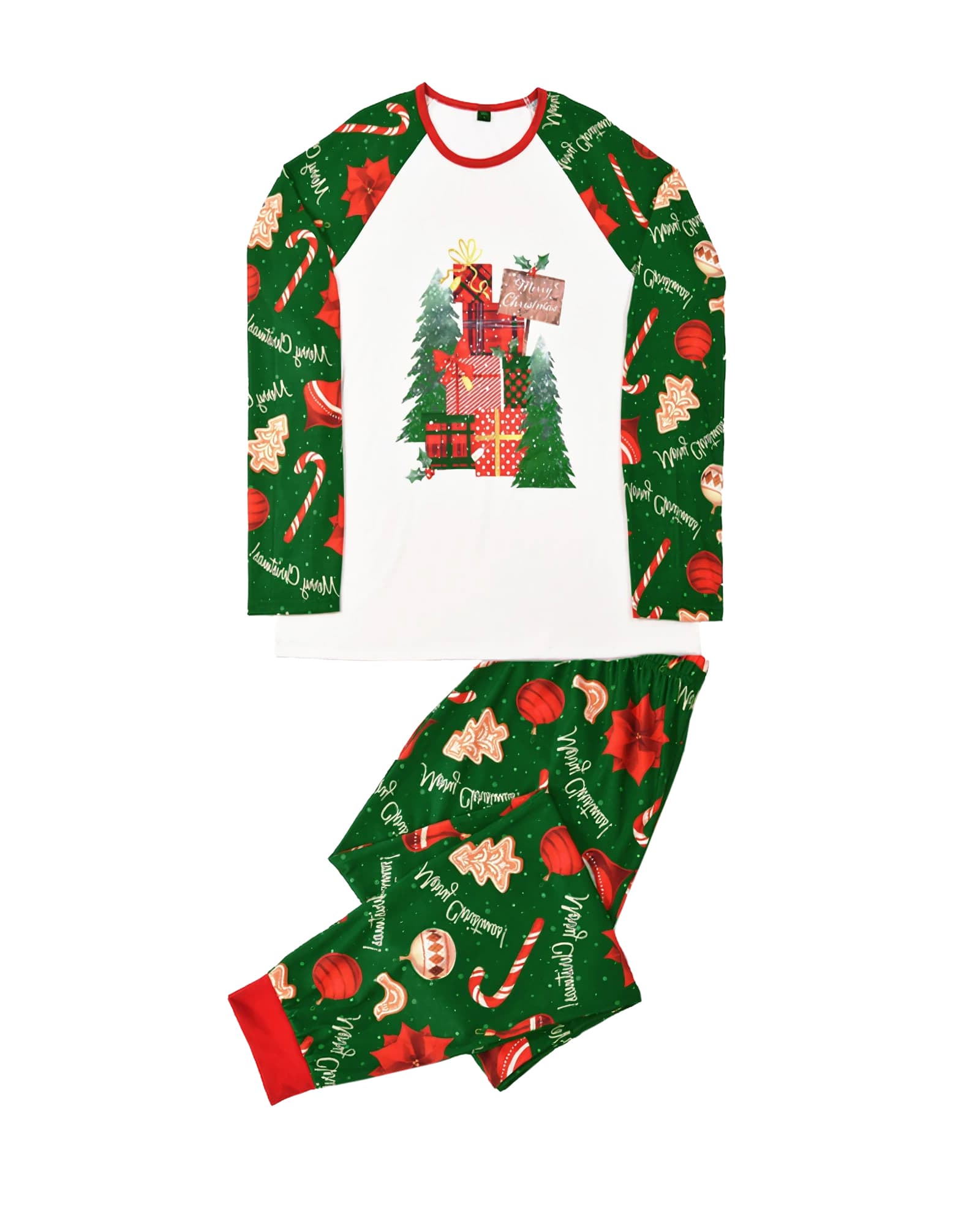 Family Christmas pajamas The tree full of gifts