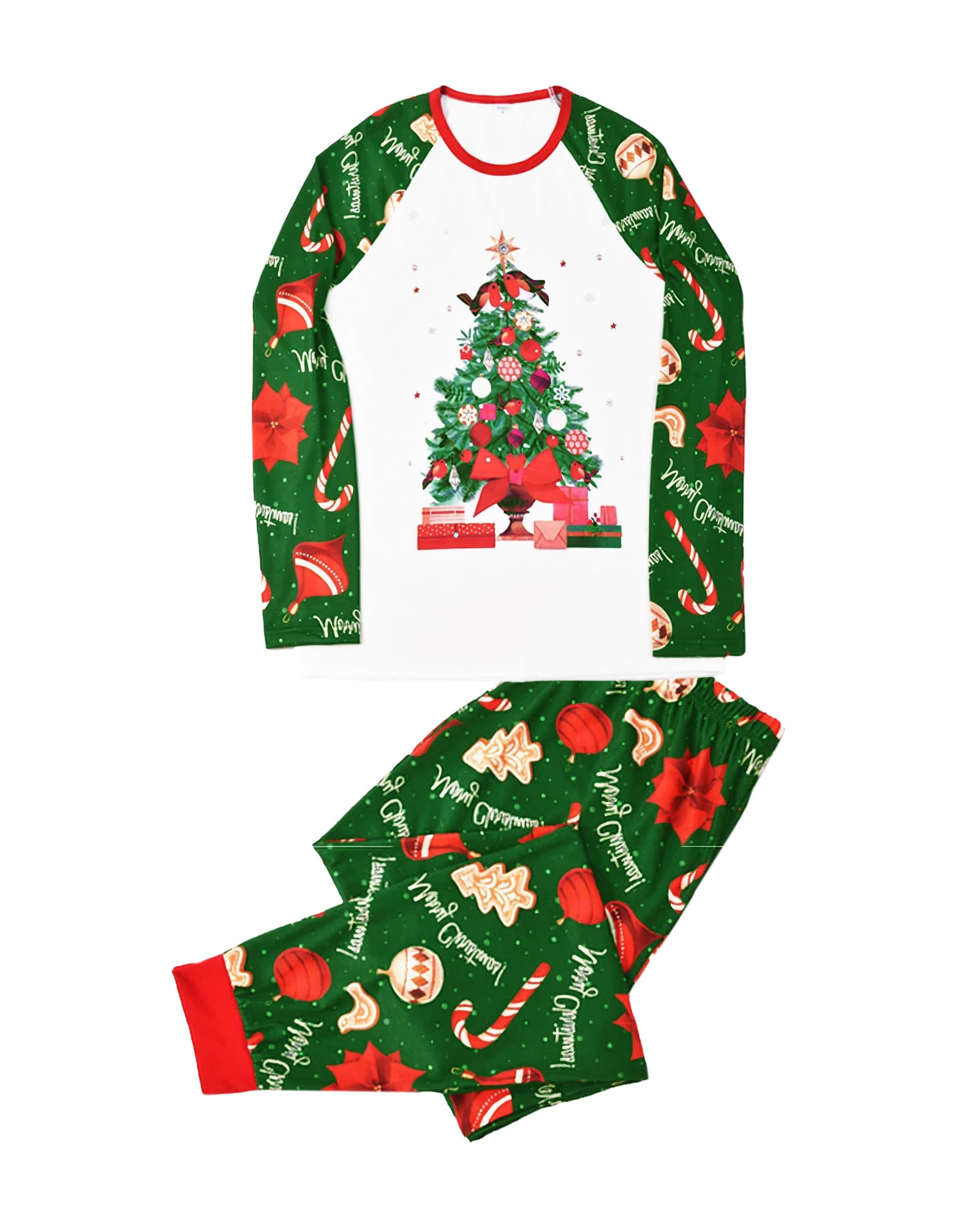 Family Christmas pajamas The tree full of gifts